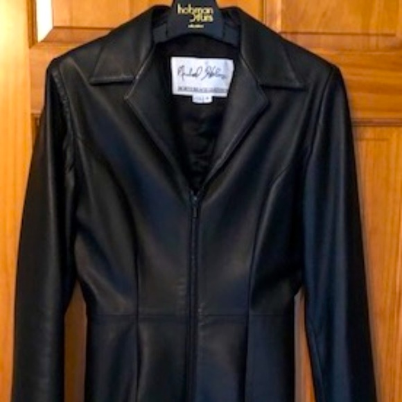 North Beach Leather Jackets & Blazers - North Beach Leather Jacket with garment bag